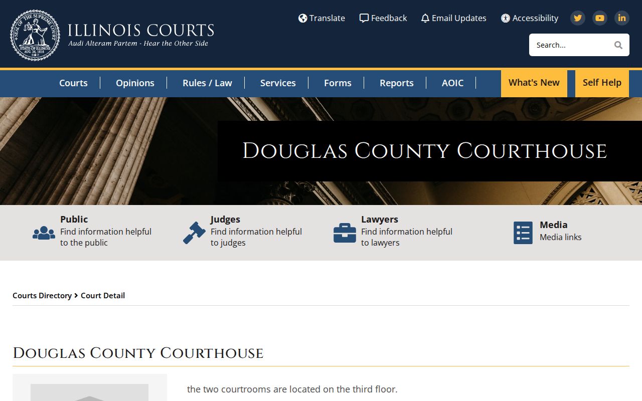 Douglas County criminal history courthouse record access